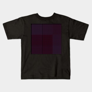 Geometric Retro Bright Colors Square Kids T-Shirt